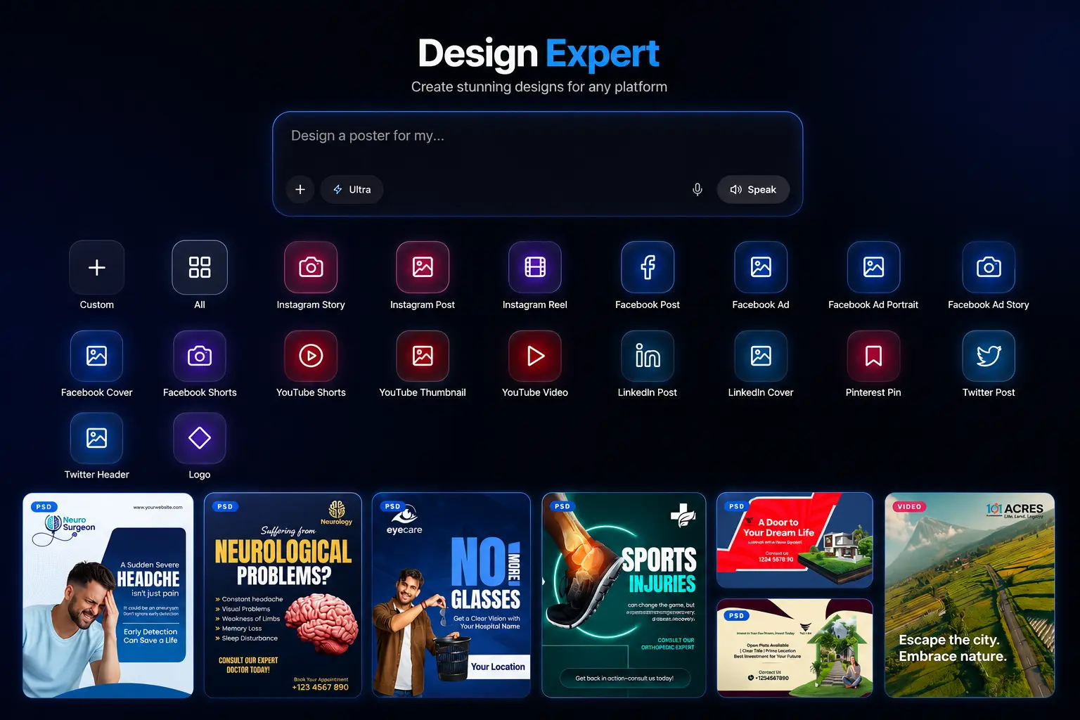 Photo editor showcase